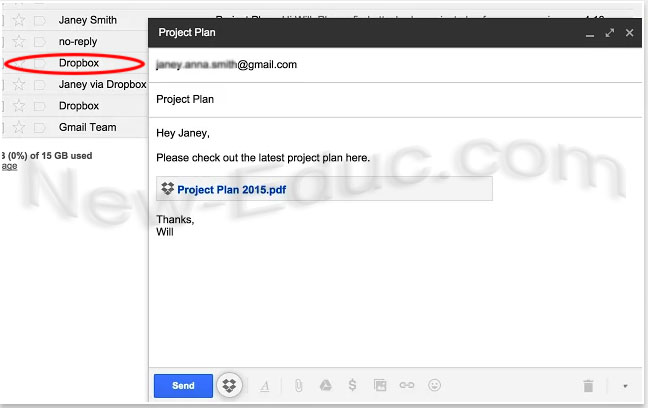 Dropbox Gmail